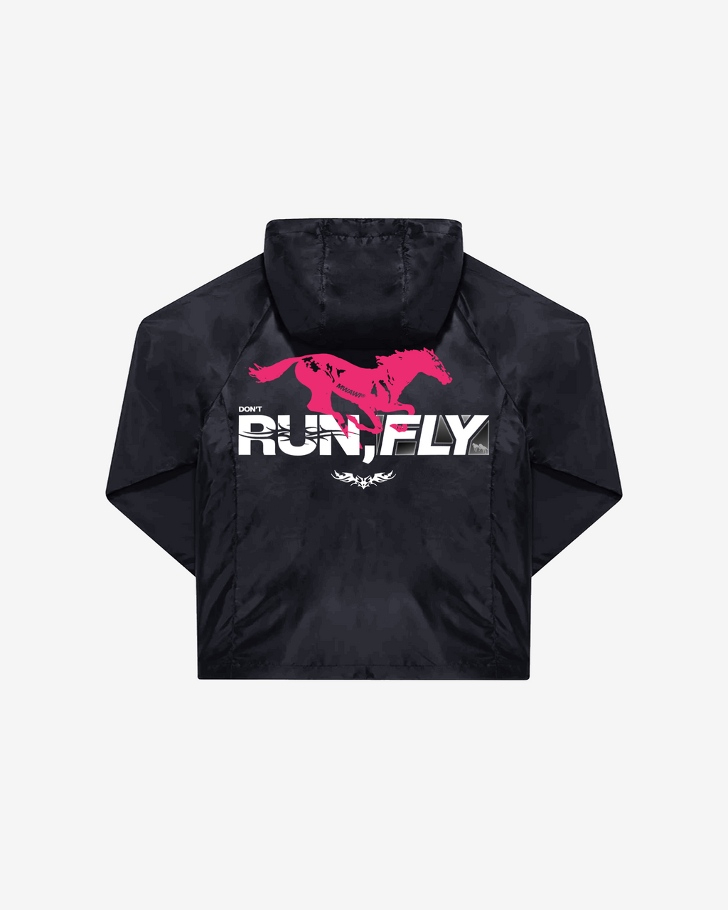DON'T RUN, FLY. (BLACK)