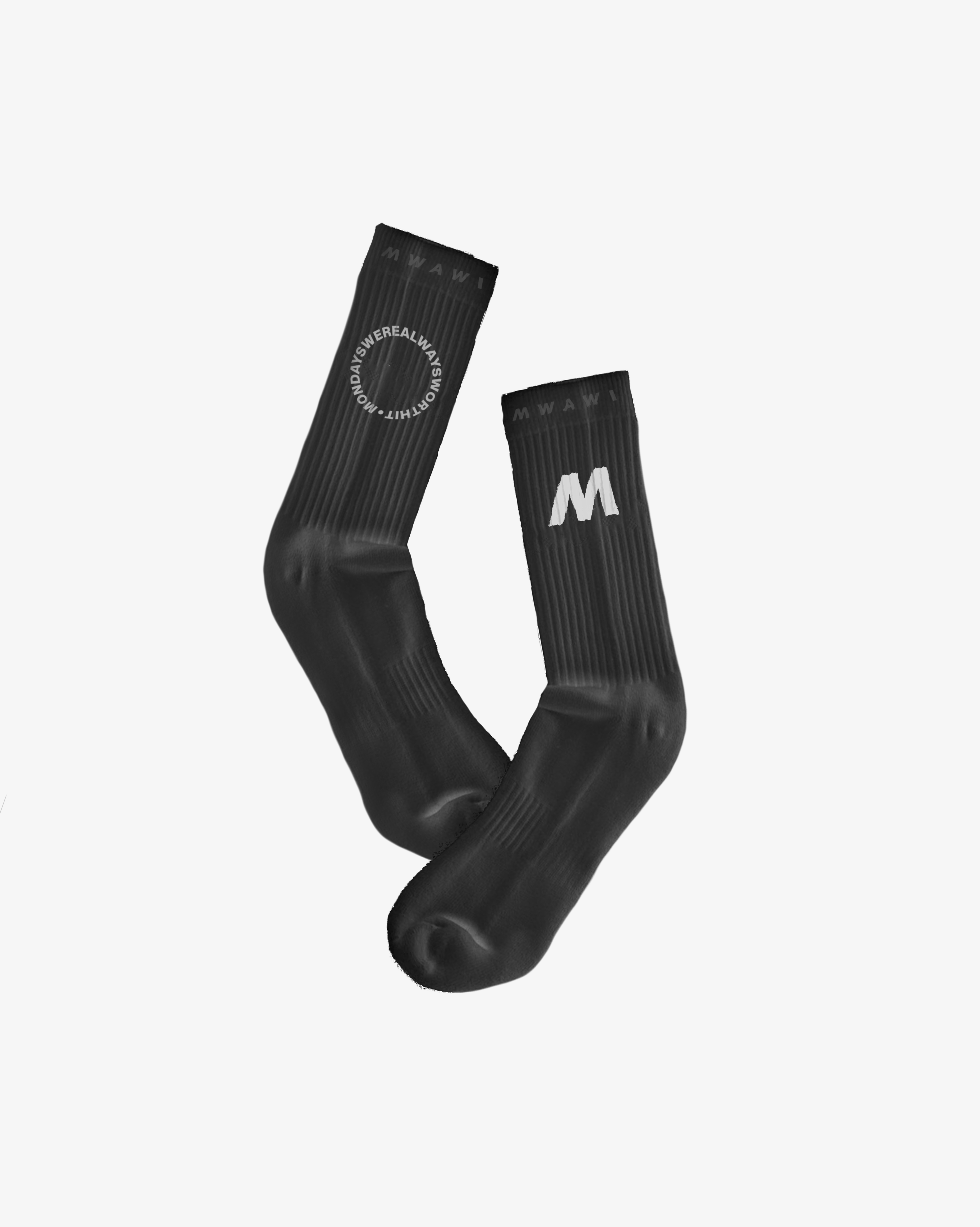 BLACK LONG PERFORMANCE SOCKS